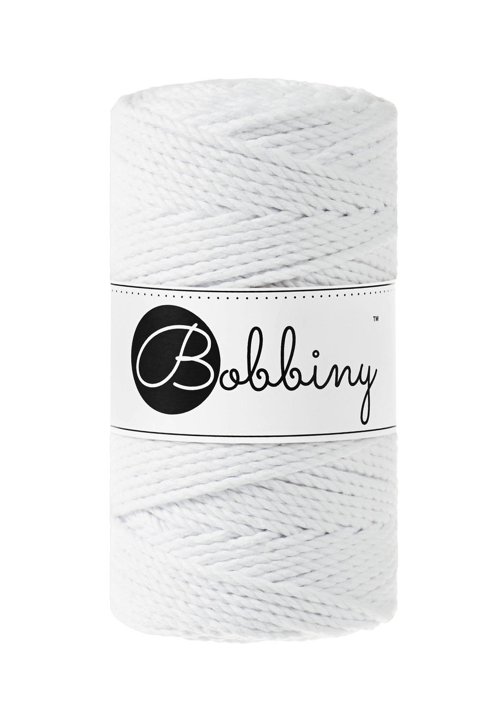 bobbiny-ropes-3mm-white-img Шнур Bobbiny 3PLY 3 мм White, 100 м - Зображення 1