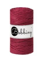 Шнур Bobbiny 3PLY 3 мм Wine Red, 100 м