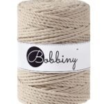 Шнур Bobbiny 3PLY 5 мм Beige, 100 м