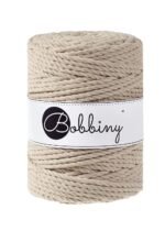 Шнур Bobbiny 3PLY 5 мм Beige, 100 м