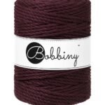 Шнур Bobbiny 3PLY 5 мм Burgundy, 100 м