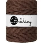 Шнур Bobbiny 3PLY 5 мм Chocolate Brown, 100 м