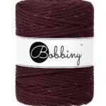 Шнур Bobbiny 3PLY 5 мм Golden Burgundy, 100 м