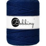 Шнур Bobbiny 3PLY 5 мм Ink Blue, 100 м