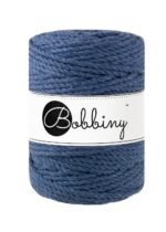 Шнур Bobbiny 3PLY 5 мм Jeans, 100 м