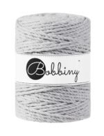 Шнур Bobbiny 3PLY 5 мм Light Grey, 100 м