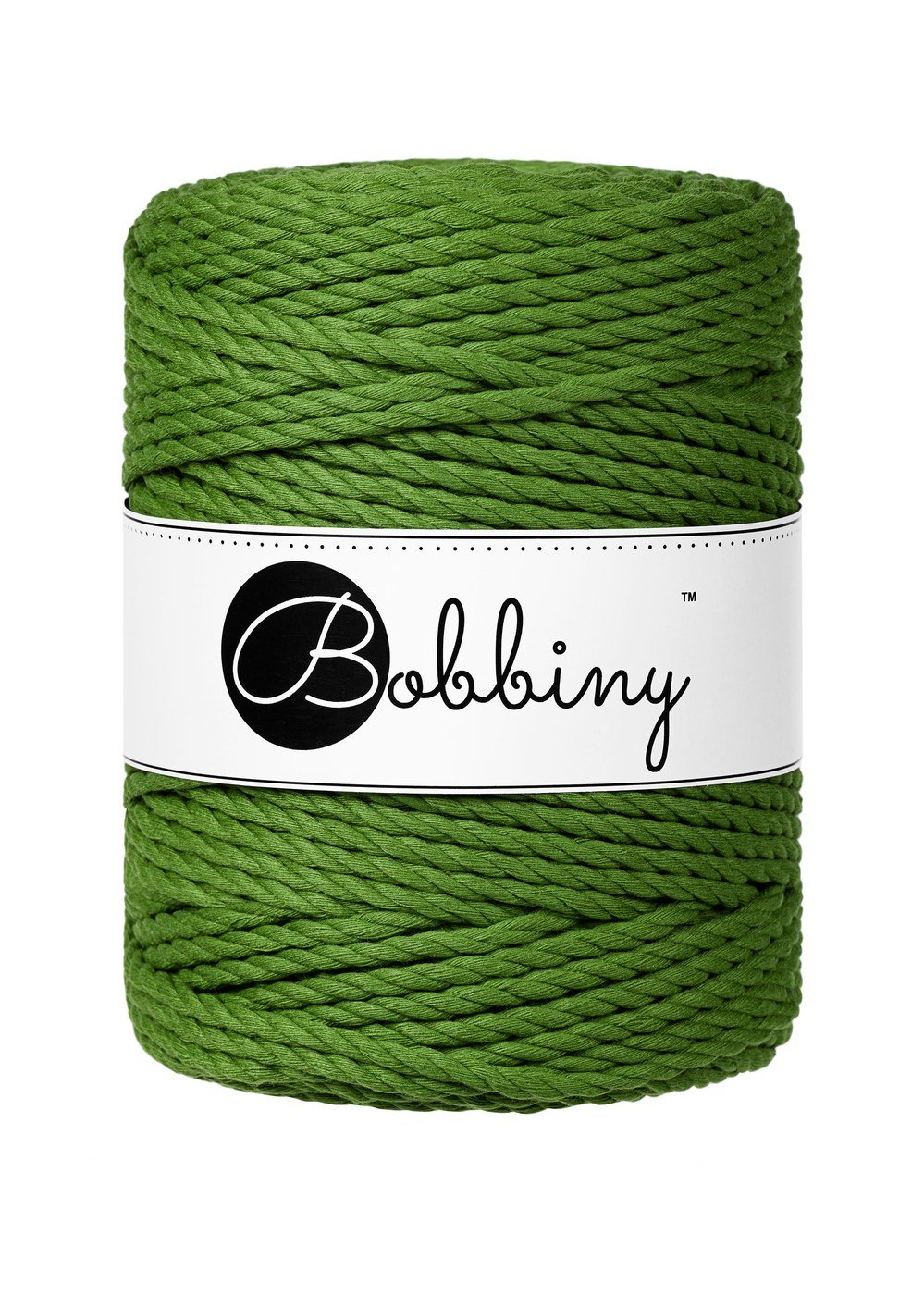 bobbiny-ropes-5mm-moss-green-img Шнур Bobbiny 3PLY 5 мм Moss Green, 100 м - Зображення 1