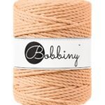 Шнур Bobbiny 3PLY 5 мм Peach Fuzz, 100 м