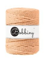 Шнур Bobbiny 3PLY 5 мм Peach Fuzz, 100 м