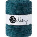 Шнур Bobbiny 3PLY 5 мм Peacock Blue, 100 м
