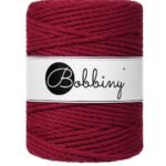 Шнур Bobbiny 3PLY 5 мм Red Velvet, 100 м