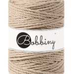 Шнур Bobbiny 3PLY 5 мм Sand, 100 м