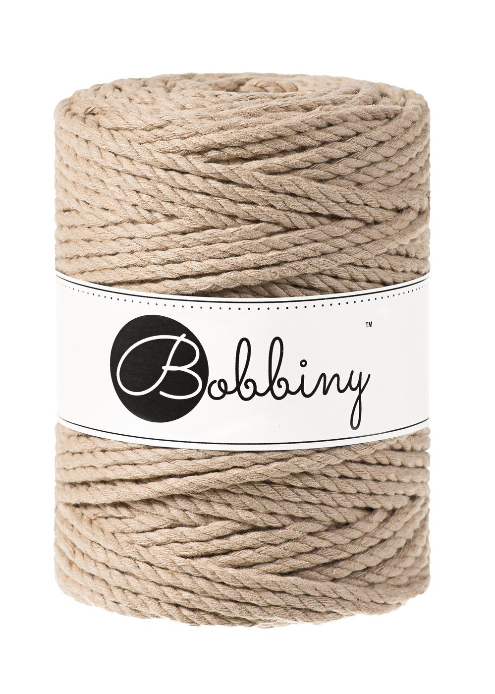 bobbiny-ropes-5mm-sand-img Шнур Bobbiny 3PLY 5 мм Sand, 100 м - Зображення 1