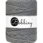 Шнур Bobbiny 3PLY 5 мм Stone Grey, 100 м