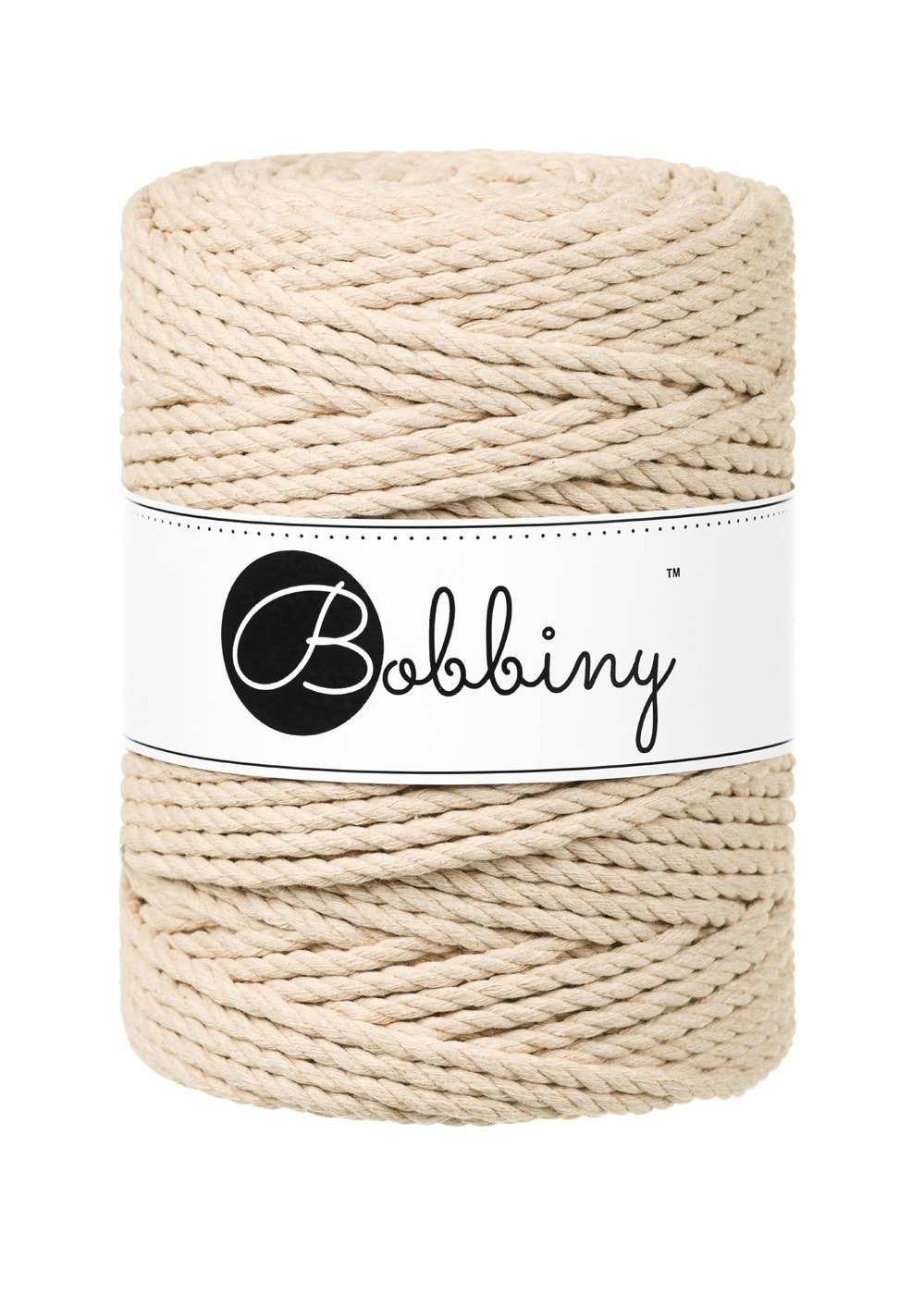 bobbiny-ropes-5mm-warm-beige-img Шнур Bobbiny 3PLY 5 мм Warm Beige, 100 м - Зображення 1