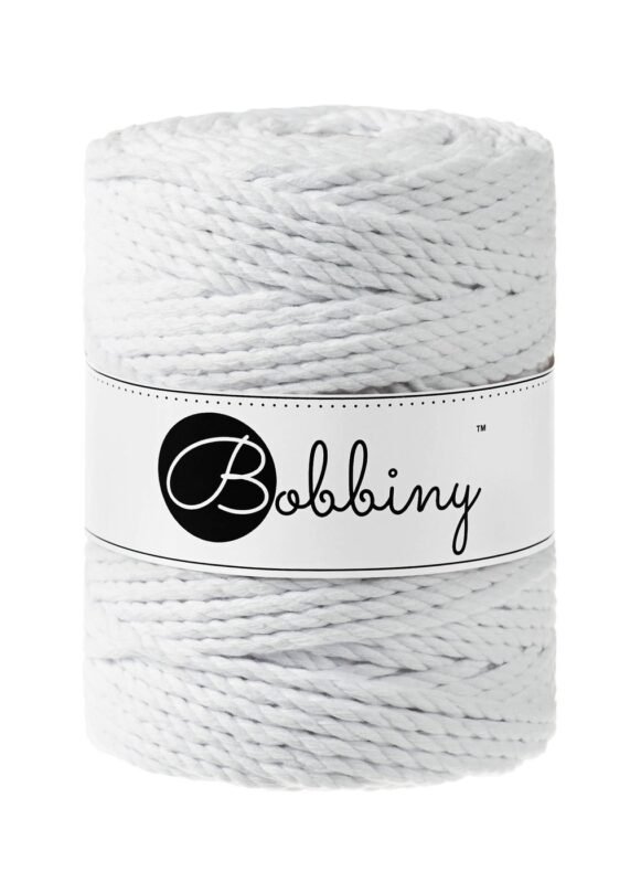 Шнур Bobbiny 3PLY 5 мм White, 100 м